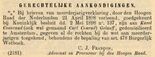 18980514 Nederlandsche staatscourant 14 05 1898