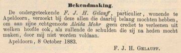 Nederlandsche Staatscourant 10 10 1883