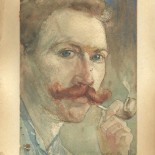 Zelfportret Karel Ferdinand Gelauff